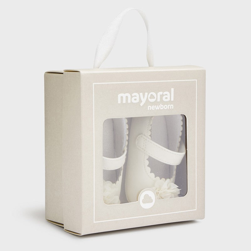 Mayoral Buciki eleganckie dziewczynka 9517-73 kremowy - - #tag1# - #tag2# - #tag3# - #tag4#