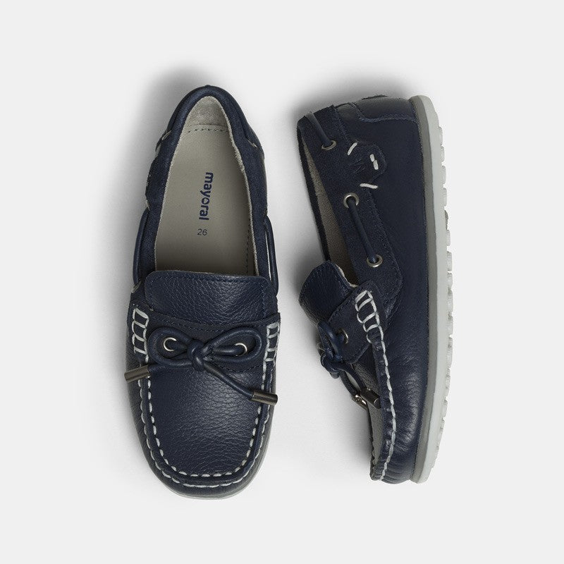 Mokasyny skórzane chłopięce Mayoral 43193-73 granat -  - #tag1# - #tag2# - #tag3# - #tag4#