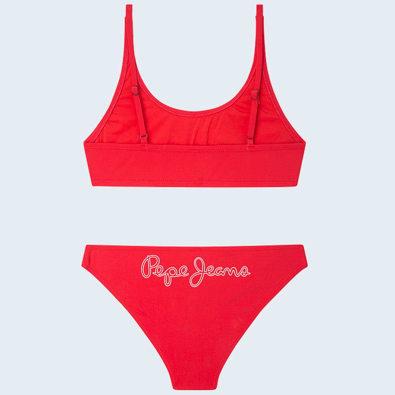 Pepe Jeans Bikini ADA BIKINI junior dziewczyna PGB10356-255 czerwony - - #tag1# - #tag2# - #tag3# - #tag4#