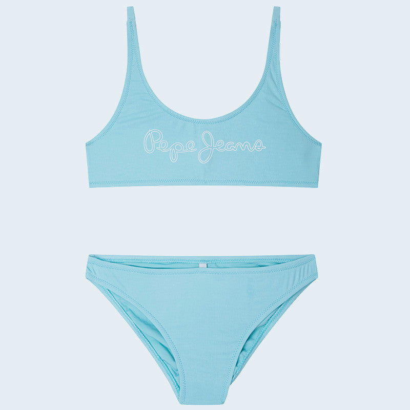 Pepe Jeans Bikini ADA BIKINI junior dziewczyna PGB10356-529 turkusowy - - #tag1# - #tag2# - #tag3# - #tag4#
