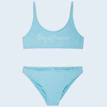 Pepe Jeans Bikini ADA BIKINI junior dziewczyna PGB10356-529 turkusowy - - #tag1# - #tag2# - #tag3# - #tag4#