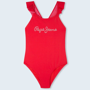 Pepe Jeans Kostium kąpielowy ADELE SWIMSUIT junior dziewczyna PGB10357-255 czerwony -  - #tag1# - #tag2# - #tag3# - #tag4#