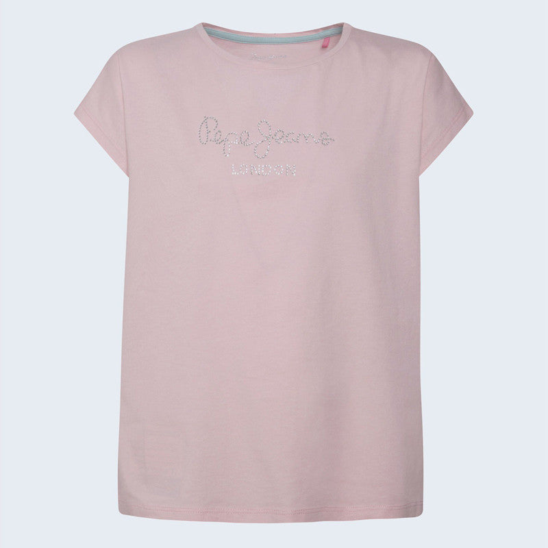 Pepe Jeans Koszulka NURIA junior dziewczyna PG502460-315 różowy -  - #tag1# - #tag2# - #tag3# - #tag4#