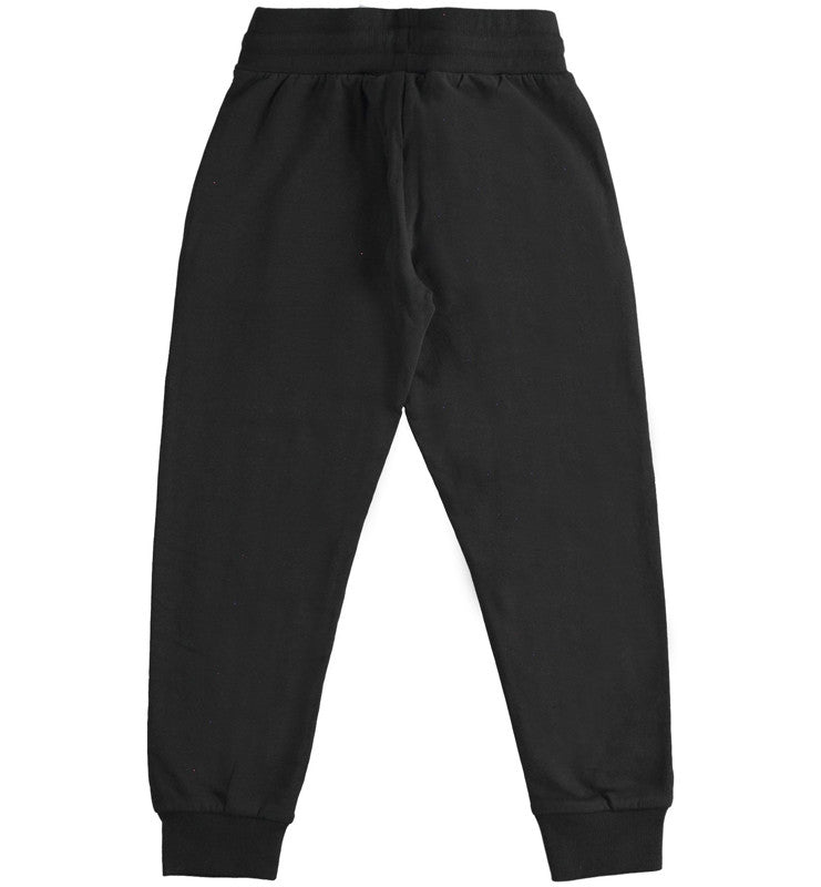 iDO 45624-0658 Spodnie dresowe dla dziewczynki kolor czarny -  - #tag1# - #tag2# - #tag3# - #tag4#