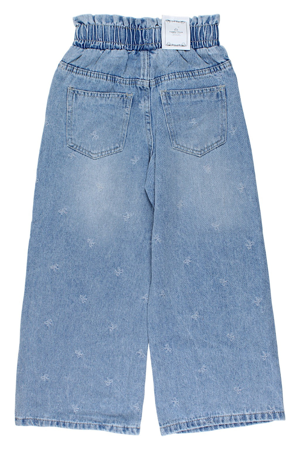 Spodnie szwedy jeans dziewczęce niebieskie Happy House LL-906-121025-26