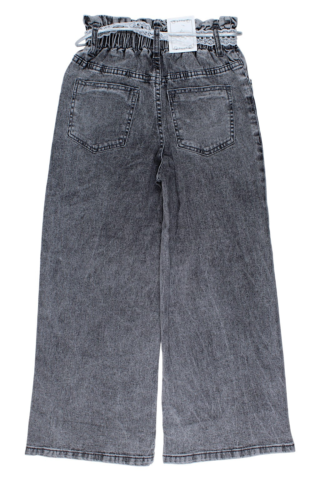 Spodnie szwedy jeans szare dziewczęce szary Happy House LL-926-121025-42