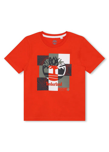 TIMBERLAND T25T80-40A T-shirt chłopiec kolor brzoskwinia