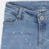Spodnie jeansowe dziewczęce Mayoral 6530-87 Niebieski