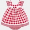 Sukienka w kratkę dla dziewczynki Mayoral 1859-81 Czerwony