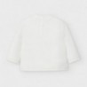 Bluza z falbanką dla dziewczynki Mayoral 2401-80 Kremowa