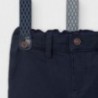 Spodnie z szelkami dla chłopców Mayoral 2575-82 Granatowa