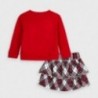 Komplet bluza i spódnica dziewczynka Mayoral 4992-65 czerwony