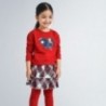 Komplet bluza i spódnica dziewczynka Mayoral 4992-65 czerwony