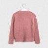 Sweter z haftem dziewczęcy Mayoral 7326-95 Różowy