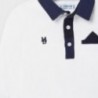 Koszulka polo dla chłopca Mayoral 2121-29 Biały