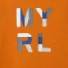 Koszulka z długim rękawem dla chłopców Mayoral 108-42 pomarańczowa