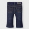 Spodnie jeans z paskiem dziewczęce Mayoral 2590-79 Granatowy