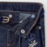 Spodnie jeans z paskiem dziewczęce Mayoral 2590-79 Granatowy