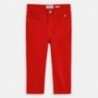 Spodnie gładkie dla chłopców Mayoral 509-14 czerwony