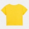 Koszulka z krótkim rękawem dziewczęca Mayoral 6019-37 Żółty