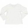 Koszulka bawełniana dziewczęca Birba 94042-10E biała