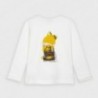 Koszulka z długim rękawem dziewczęca Mayoral 4064-82 Żółty