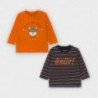Komplet 2 koszulki dla chłopców Mayoral 2048-32 Pomarańczowy