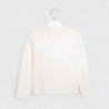Koszulka z długim rękawem dziewczęca Mayoral 7065-10 Biały/Czarny