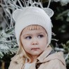 NAVIA Czapka zimowa dziewczęca Jamiks JZD239 kolor ekri