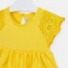 Sukienka z haftem dla dziewczynki Mayoral 3947-76 Żółty