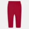 Leginsy bawełniane dla dziewczynki Mayoral 723-57 czerwone