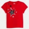 Koszulka z cekinami dziewczęca Mayoral 6022-45 Czerwony