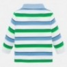 Koszulka polo w paski chłopięca Mayoral 1155-42 Zielony