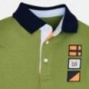 Koszulka polo z aplikacją chłopięca Mayoral 3160-55 Zielony