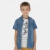 Koszula jeansowa chłopięca Mayoral 6150-5 Niebieski