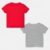 Zestaw 2 koszulki dla chłopców Mayoral 1047-57 Czerwony