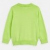 Sweter z lamówką chłopięcy Mayoral 311-77 Zielony neon