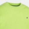 Sweter z lamówką chłopięcy Mayoral 311-77 Zielony neon