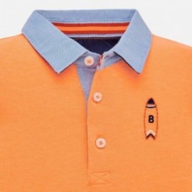 Koszulka polo dla chłopców Mayoral 1152-90 Pomarańcz neon