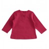 Bluzka z długim rękawem dziewczęca iDO 1616-2654 kolor bordo
