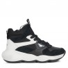 Sneakersy przejściowe chłopiece Geox J04CNA-05422-C0504 czarne