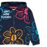 Bluza z kapturem dla dziewczynki Boboli 431143-2440 kolor granat