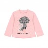 Koszulka z długim rękawem dla dziewczynki Baby Boboli 241018-3691 kolor różowy