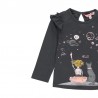 Koszulka z długim rękawem dla dziewczynki Baby Boboli 241131-8116 kolor antracyt