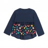 Koszulka z długim rękawem dla dziewczynki Baby Boboli 231040-2440 kolor granat