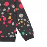 Bluza w kropki dla dziewczynki Boboli 411152-8116 kolor antracyt