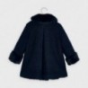 Płaszcz z sukna dla dziewczynki Mayoral 4411-52 Granatowy
