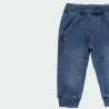 Spodnie dresowe dla chłopca Boboli 390013-BLUE kolor niebieski