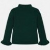 Sweter dzianinowy dziewczęcy Mayoral 4003-45 kolor zielony