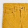 Spodnie sztruksowe chłopięce Mayoral 537-19 kolor żółty